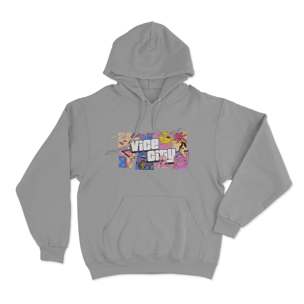 GTA VI Goodtime State Unisex Hoodie Grey GTA VI Goodtime State Unisex Hoodie Grey