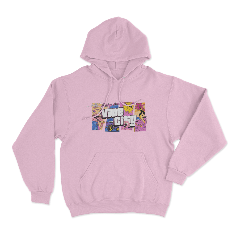 GTA VI Goodtime State Unisex Hoodie Pink GTA VI Goodtime State Unisex Hoodie Pink