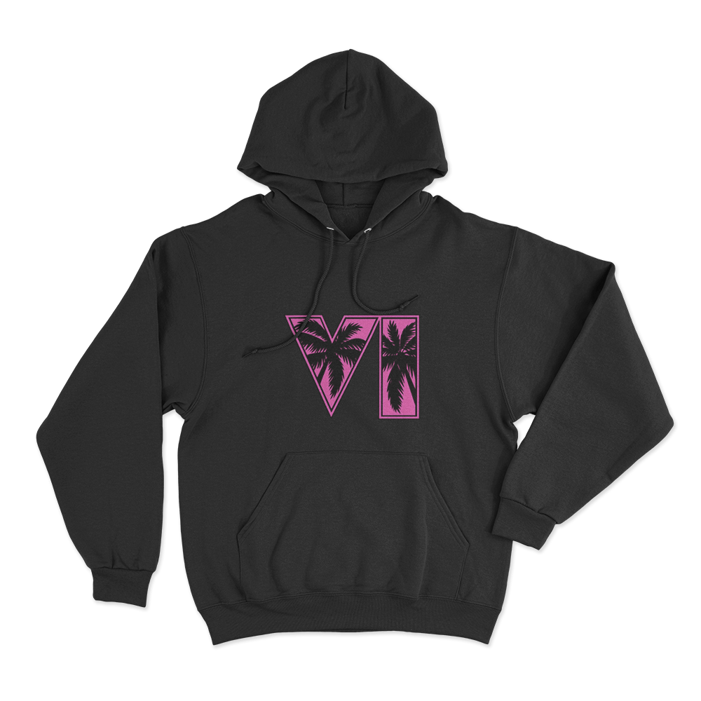 GTA VI Logo Unisex Hoodie Black GTA VI Logo Unisex Hoodie Black