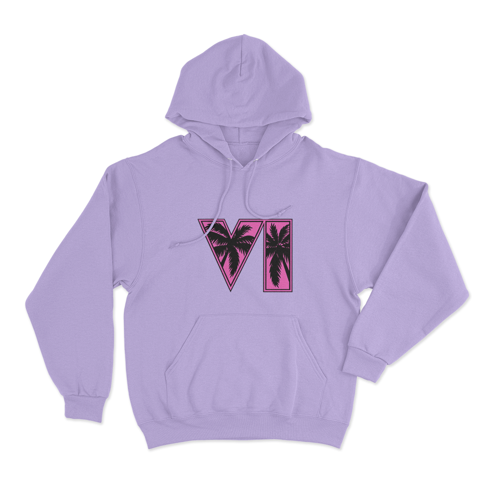 GTA VI Logo Unisex Hoodie Purple GTA VI Logo Unisex Hoodie Purple
