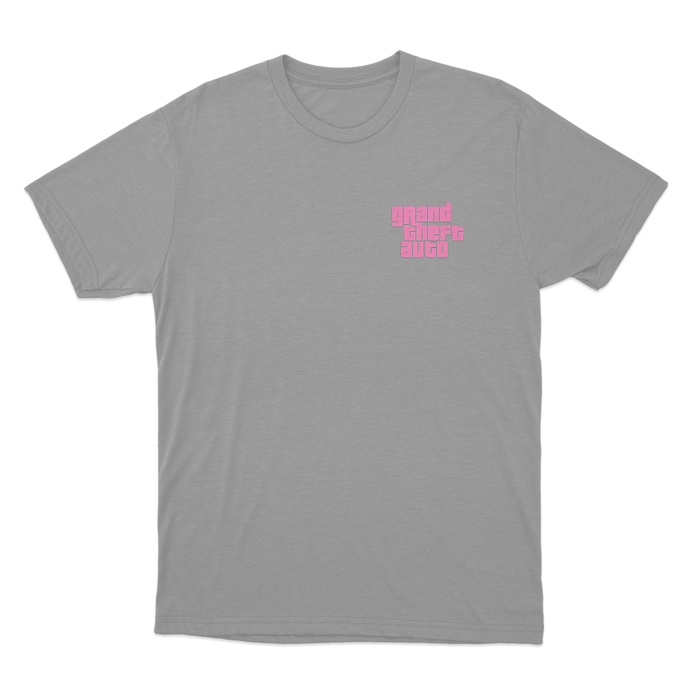 Grand Theft Auto Unisex T Shirt Grey Grand Theft Auto Unisex T Shirt Grey