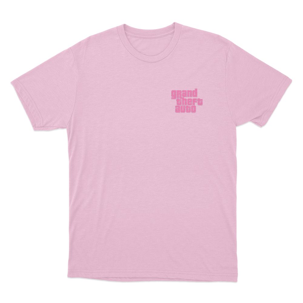 Grand Theft Auto Unisex T Shirt Pink Grand Theft Auto Unisex T Shirt Pink