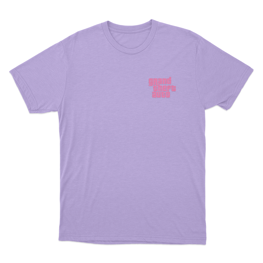 Grand Theft Auto Unisex T Shirt Purple Grand Theft Auto Unisex T Shirt Purple
