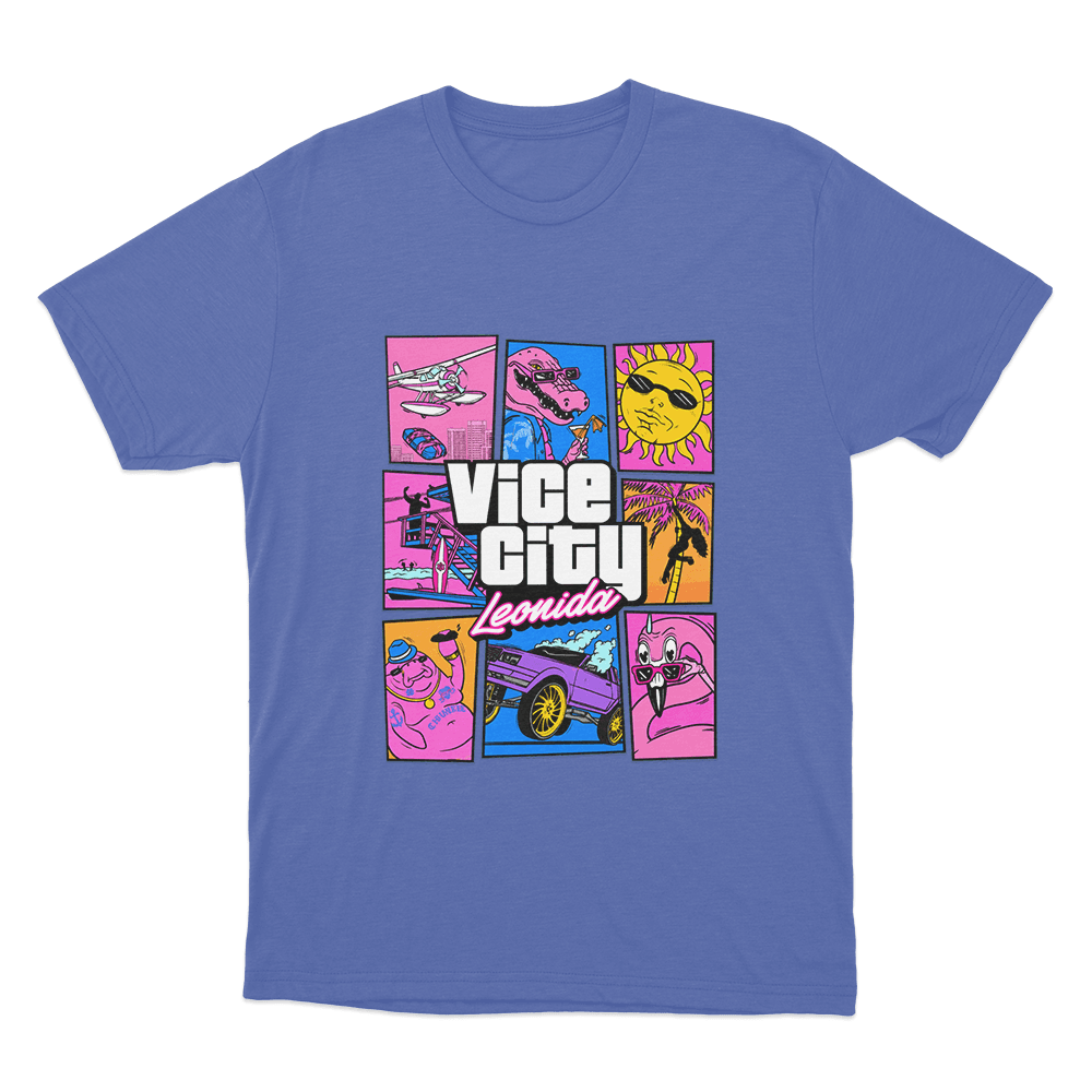 Grand Theft Auto VI Goodtime State Unisex T Shirt Blue Grand Theft Auto VI Goodtime State Unisex T Shirt Blue