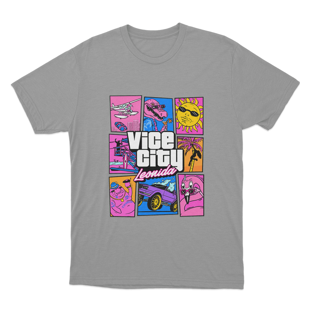 Grand Theft Auto VI Goodtime State Unisex T Shirt Grey Grand Theft Auto VI Goodtime State Unisex T Shirt Grey