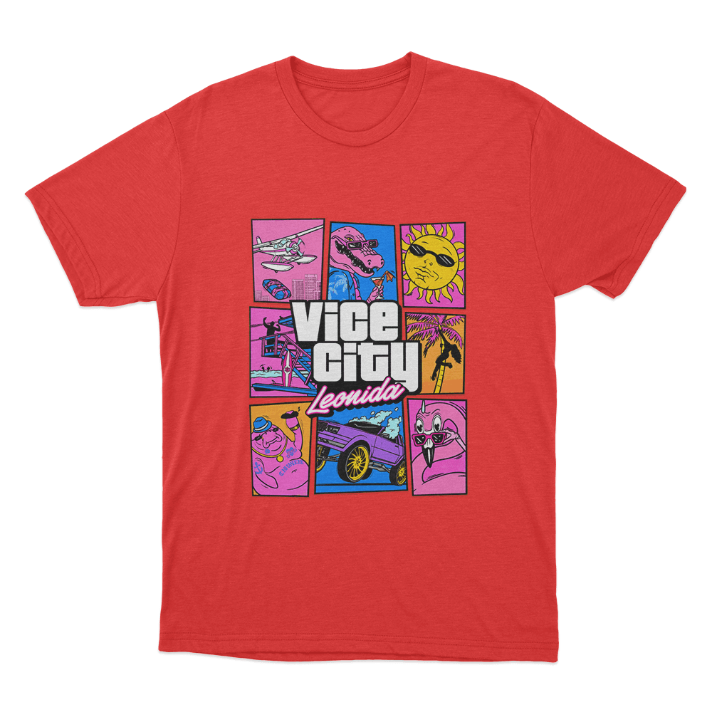 Grand Theft Auto VI Goodtime State Unisex T Shirt Red Grand Theft Auto VI Goodtime State Unisex T Shirt Red