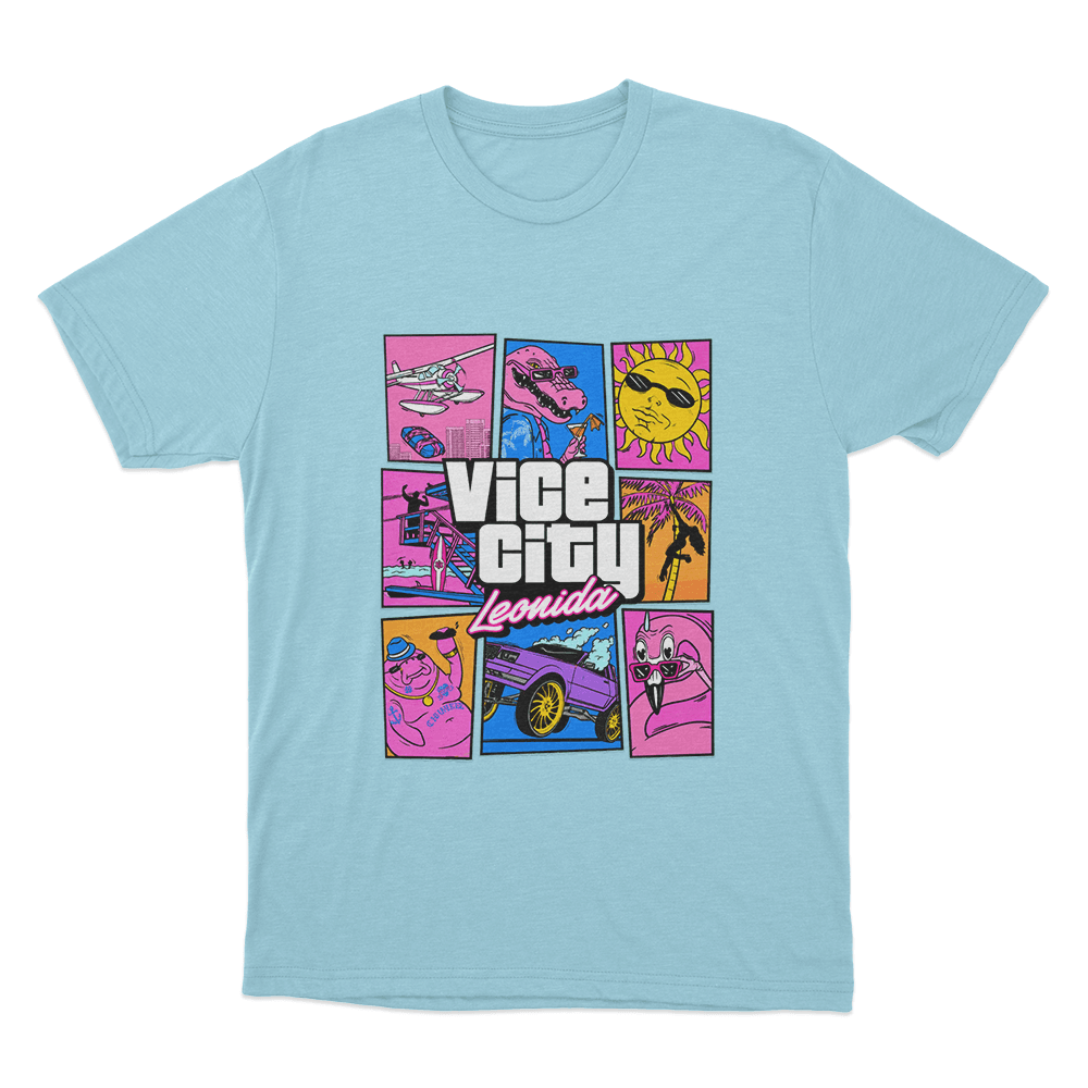 Grand Theft Auto VI Goodtime State Unisex T Shirt Sky Blue Grand Theft Auto VI Goodtime State Unisex T Shirt Sky Blue