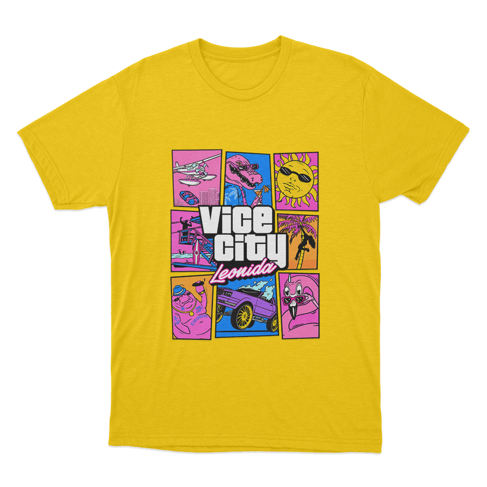 Grand Theft Auto VI Goodtime State Unisex T Shirt Yellow Grand Theft Auto VI Goodtime State Unisex T Shirt Yellow
