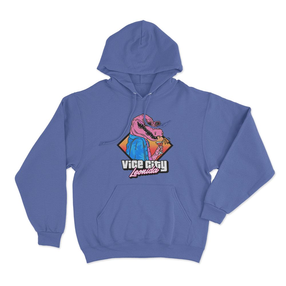 Grand Theft Auto VI Macca the Gator Unisex Hoodie Blue Grand Theft Auto VI Macca the Gator Unisex Hoodie Blue