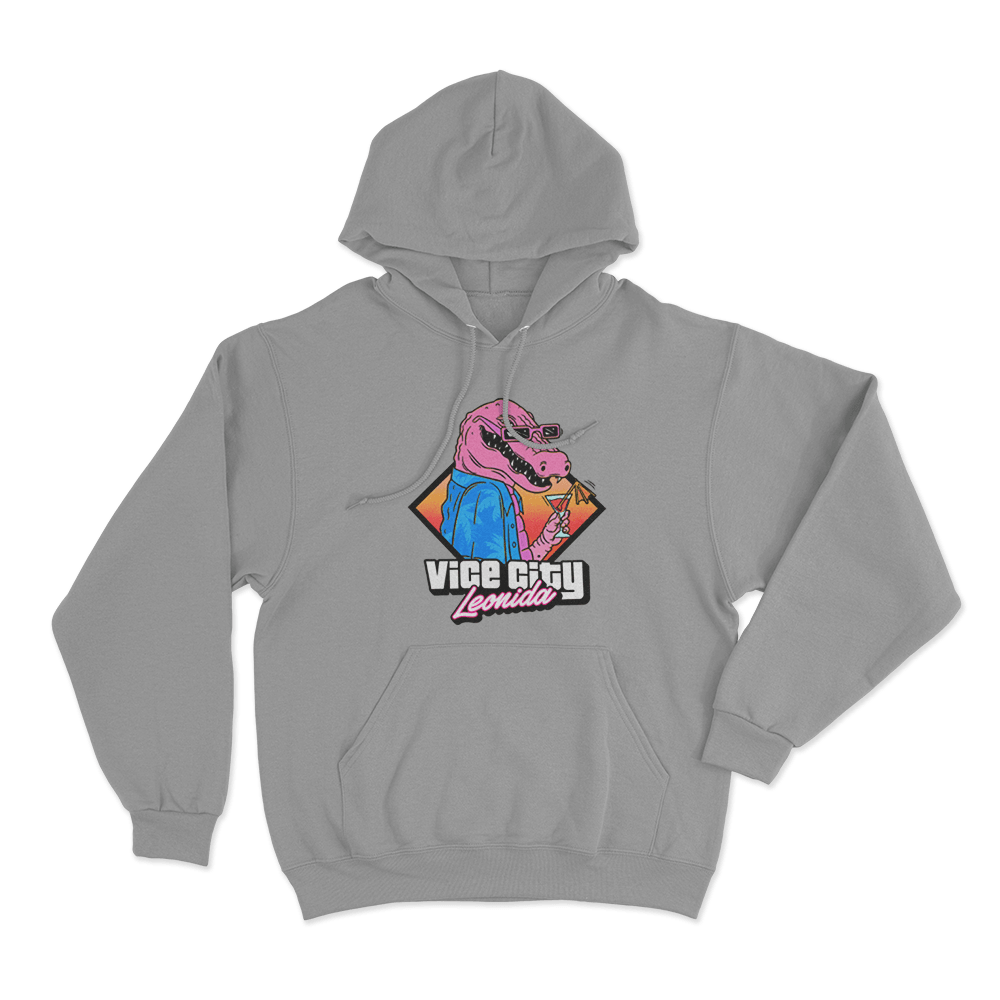 Grand Theft Auto VI Macca the Gator Unisex Hoodie Grey Grand Theft Auto VI Macca the Gator Unisex Hoodie Grey