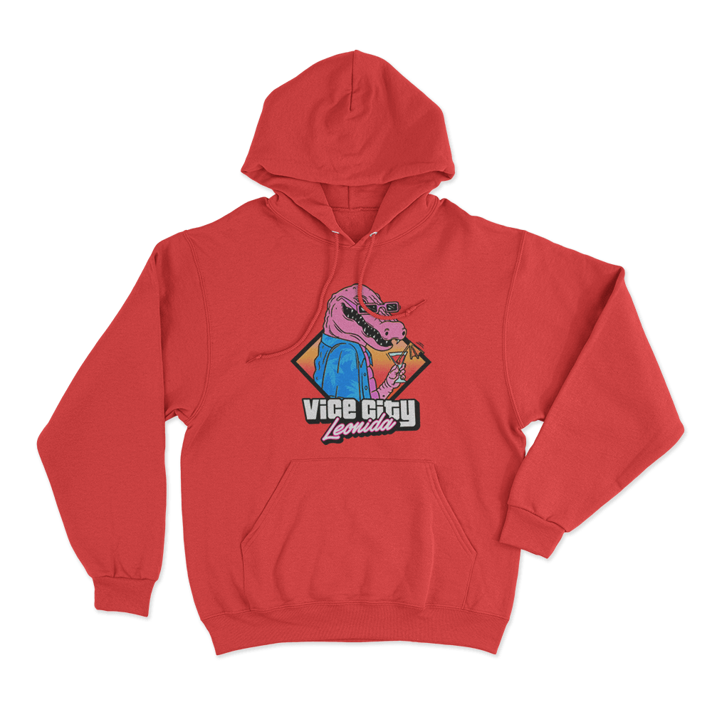 Grand Theft Auto VI Macca the Gator Unisex Hoodie Red Grand Theft Auto VI Macca the Gator Unisex Hoodie Red