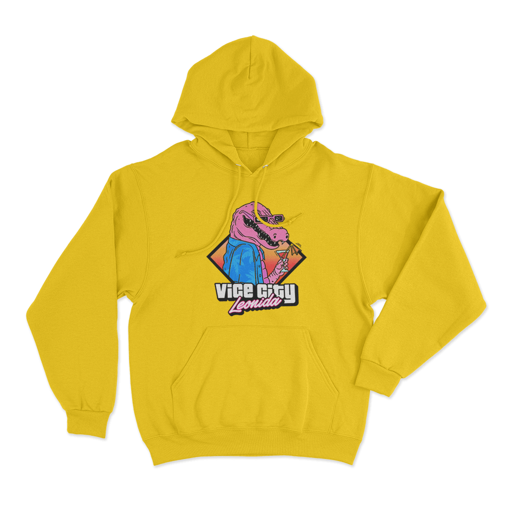 Grand Theft Auto VI Macca the Gator Unisex Hoodie Yellow Grand Theft Auto VI Macca the Gator Unisex Hoodie Yellow